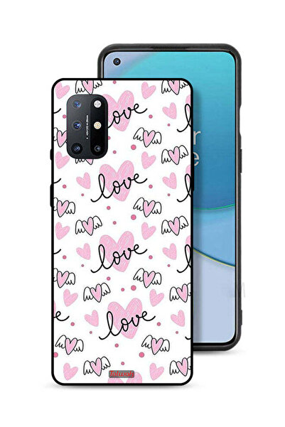 Tolwak غطاء حماية لهاتف OnePlus 8T 5G بنمط فني للحب والقلب