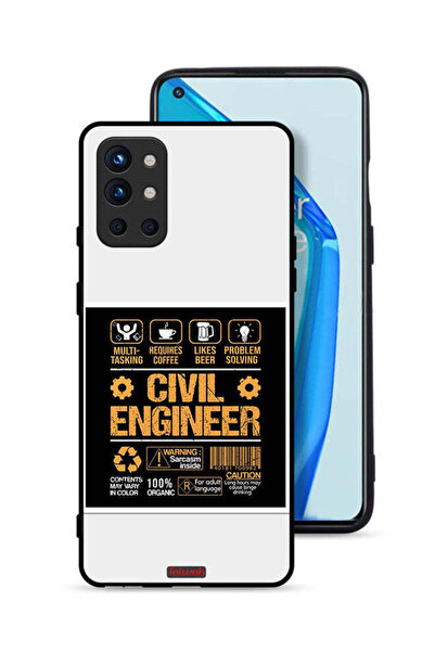 Tolwak غطاء حماية لهاتف OnePlus 9R 5G، ملصق مهندس مدني