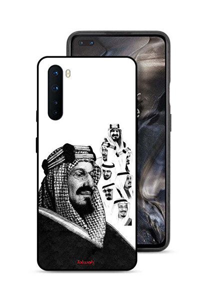 Tolwak غطاء حماية لهاتف OnePlus Nord - ملصق فني أبيض وأسود لملوك المملكة العر...