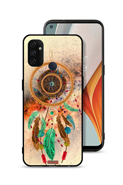 Tolwak غطاء حماية لهاتف OnePlus Nord N100 بنقشة ريش ماندالا معلق