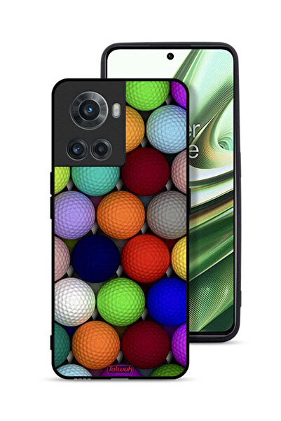 Tolwak غطاء حماية لهاتف OnePlus 10R 5G بتصميم كرات فنية تجريدية