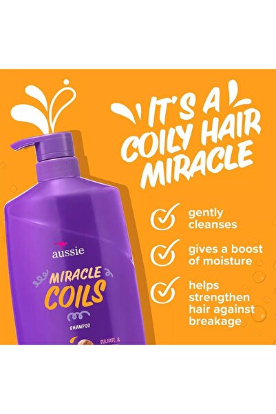 Aussie Miracle Coils Moisturizing Curl Shampoo 778ml