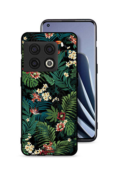 Tolwak غطاء حماية لهاتف OnePlus 10 Pro 5G بنقشة أوراق استوائية