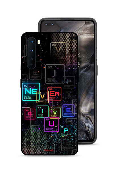 Tolwak غطاء حماية OnePlus Nord بتصميم Never Give Up Art