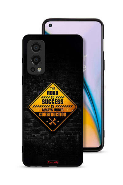 Tolwak غطاء حماية لهاتف OnePlus Nord 2 5G الطريق إلى النجاح دائمًا قيد الإنشاء