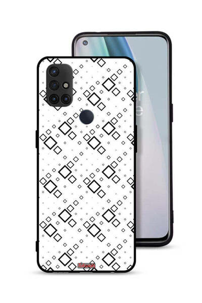 Tolwak غطاء حماية لهاتف OnePlus Nord N10 5G - مربع - فن تجريدي رقمي
