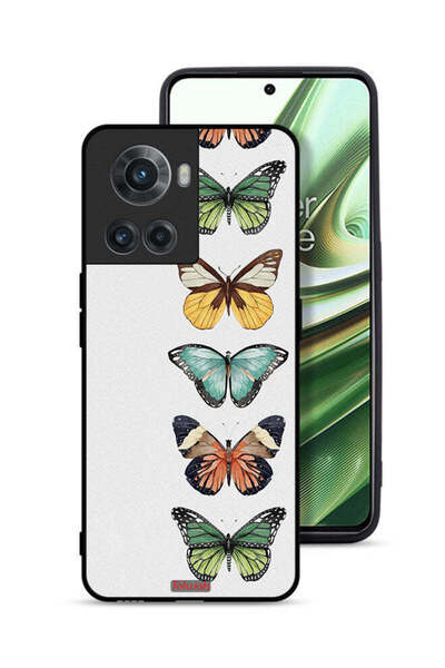 Tolwak OnePlus 10R 5G Protective Case Cover Four Butterflies