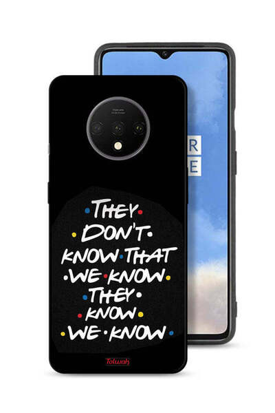 Tolwak غطاء حماية لهاتف OnePlus 7T لا يعرفون ما نعرفه يعرفون أننا نعرفه