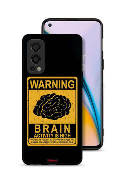 Tolwak غطاء حماية OnePlus Nord 2 5G يحذر من ارتفاع نشاط الدماغ