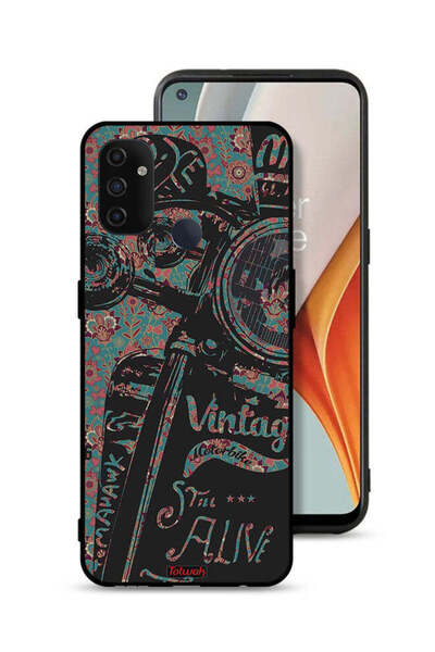 Tolwak غطاء حماية لهاتف OnePlus Nord N100 - دراجة نارية كلاسيكية