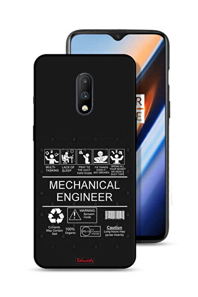 Tolwak غطاء حماية لهاتف OnePlus 7 - ملصق مهندس ميكانيكي