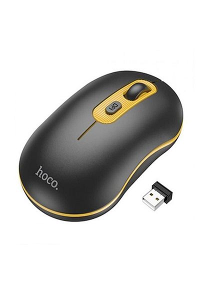 Hoco Mouse Wireless 1000-1600 DPI - Hoco (GM21) - Black / Yellow