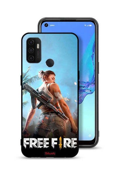 Tolwak غطاء حماية Oppo A53s فري فاير
