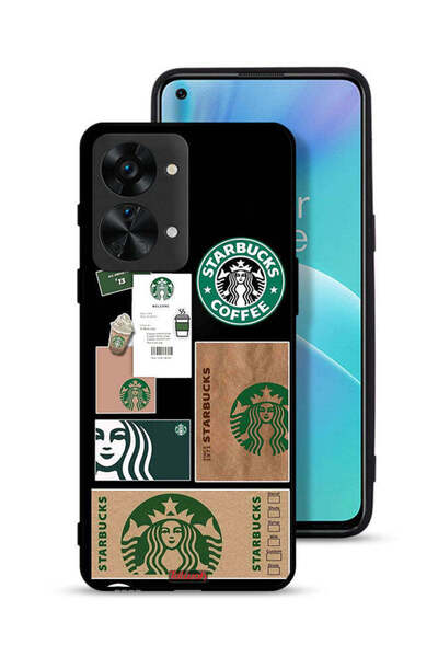 Tolwak غطاء حماية لهاتف OnePlus Nord 2T 5G بملصق ستاربكس