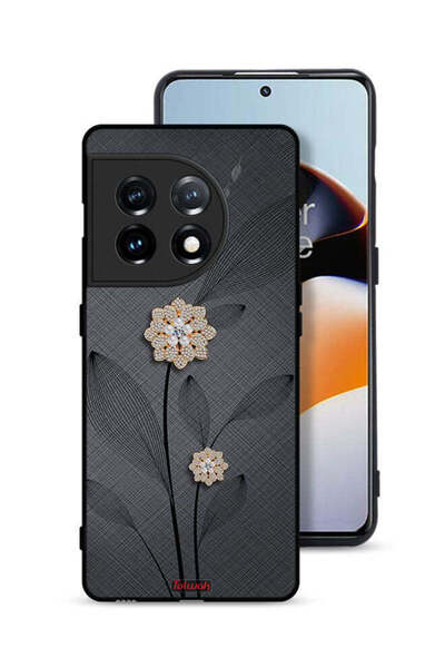 Tolwak غطاء حماية لهاتف OnePlus 11 5G برسومات زهور ماسية