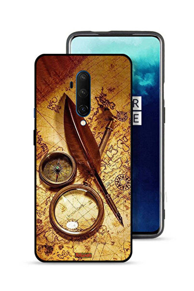 Tolwak غطاء حماية لهاتف OnePlus 7T Pro بتصميم بوصلة عتيقة