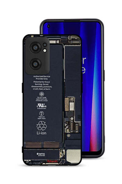 Tolwak OnePlus Nord CE 2 5G Protective Case Cover Phone Circuit Pattern