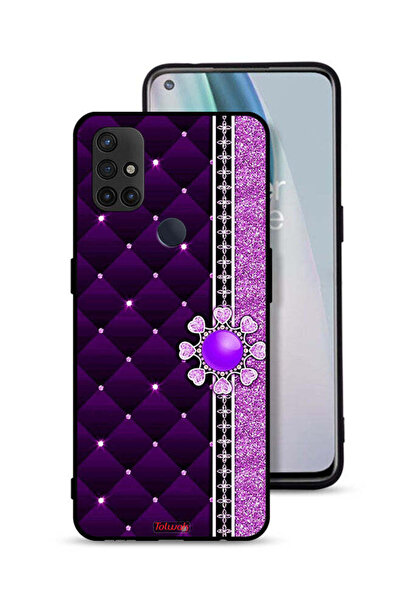 Tolwak غطاء حماية لهاتف OnePlus Nord N10 5G بقلوب لامعة