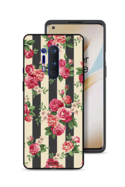 Tolwak غطاء حماية لهاتف OnePlus 8 Pro بنقشة الورود