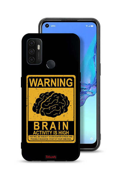 Tolwak جراب حماية Oppo A32 تحذير من ارتفاع نشاط الدماغ