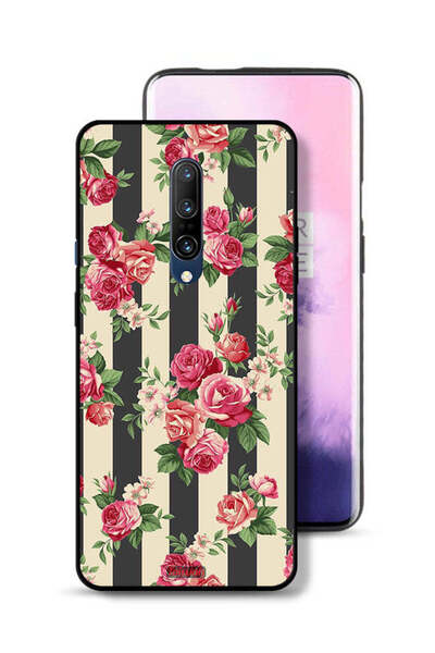 Tolwak غطاء حماية لهاتف OnePlus 7 Pro بنقشة الورود