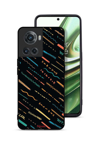 Tolwak غطاء حماية لهاتف OnePlus 10R 5G بنمط خطوط تجريدية X