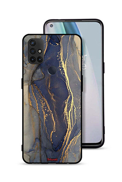 Tolwak غطاء حماية لهاتف OnePlus Nord N10 5G بنمط رخامي لامع