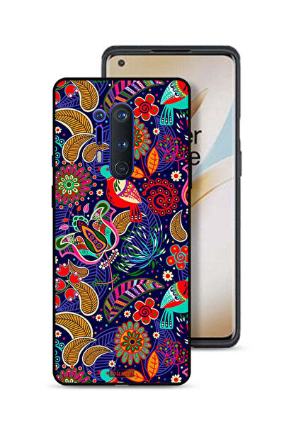 Tolwak غطاء حماية لهاتف OnePlus 8 Pro بنقشة طيور وزهور