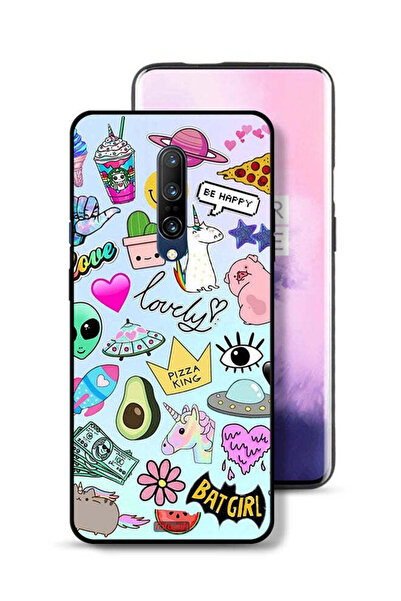 Tolwak غطاء حماية لهاتف OnePlus 7 Pro بملصقات جميلة