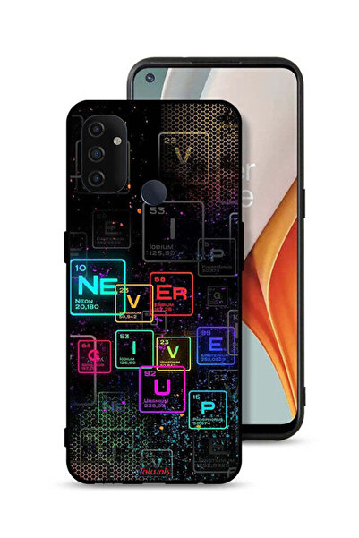 Tolwak غطاء حماية OnePlus Nord N100 بتصميم Never Give Up Art