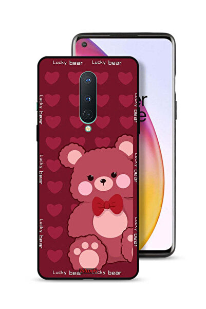 Tolwak غطاء حماية لهاتف OnePlus 8 بتصميم الدب المحظوظ