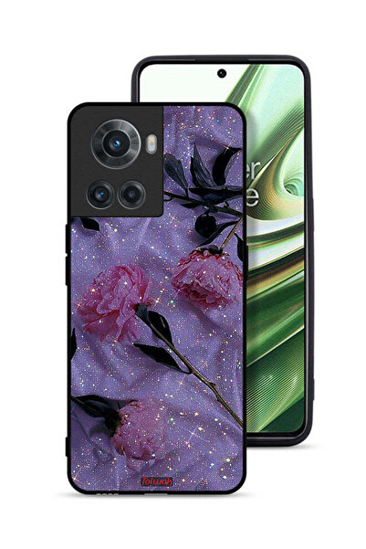 Tolwak غطاء حماية لهاتف OnePlus 10R 5G بنقشة ورود لامعة