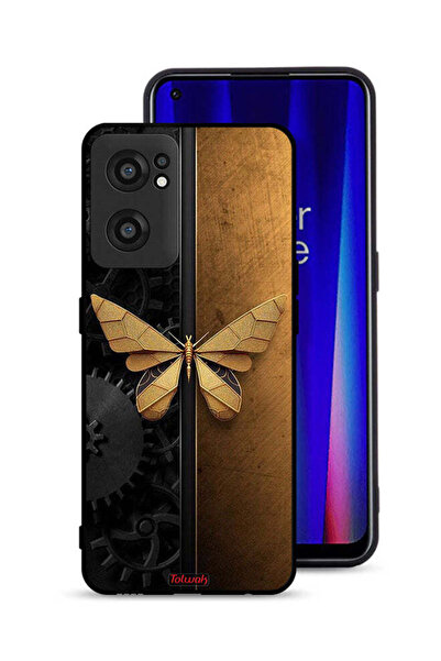 Tolwak OnePlus Nord CE 2 5G Protective Case Cover Steel Butterfly