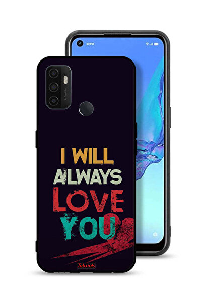 Tolwak جراب حماية لهاتف Oppo A33 (2020) - سأحبك دائمًا