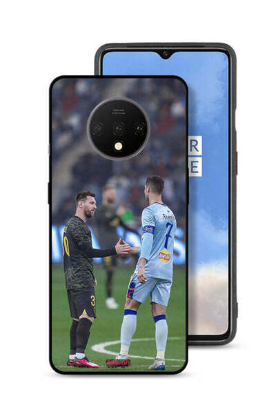 Tolwak غطاء حماية لهاتف OnePlus 7T ميسي ورونالدو