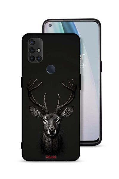 Tolwak غطاء حماية لهاتف OnePlus Nord N10 5G برسومات غزال رقمية