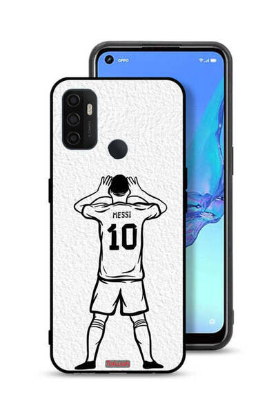 Tolwak غطاء حماية لهاتف Oppo A33 (2020) - رسم ميسي