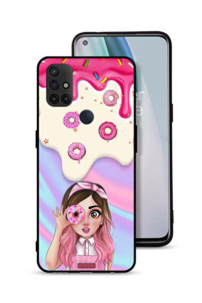 Tolwak غطاء حماية لهاتف OnePlus Nord N10 5G يحمل صورة دونات