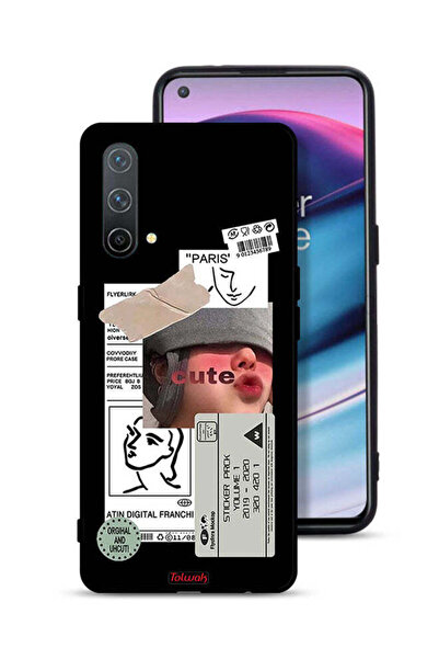 Tolwak غطاء حماية لهاتف OnePlus Nord CE 5G بملصق لطيف