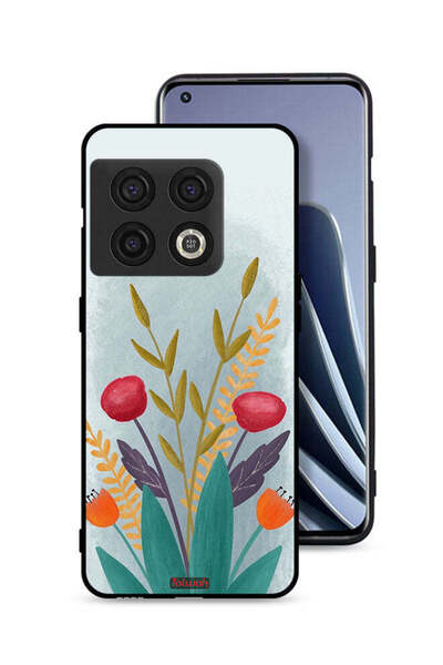 Tolwak غطاء حماية لهاتف OnePlus 10 Pro 5G برسومات نباتية