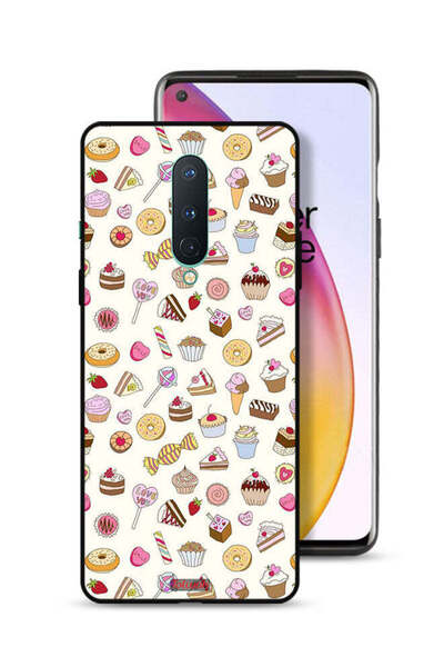 Tolwak غطاء حماية لهاتف OnePlus 8 بنمط العناصر المفضلة