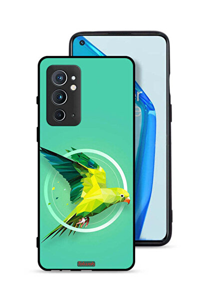 Tolwak غطاء حماية لهاتف OnePlus 9RT 5G بطبعة فن تجريدي ببغاء