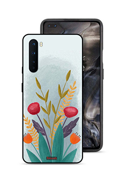 Tolwak غطاء حماية لهاتف OnePlus Nord برسومات نباتية