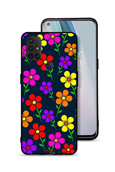 Tolwak غطاء حماية لهاتف OnePlus Nord N10 5G بزهور ملونة