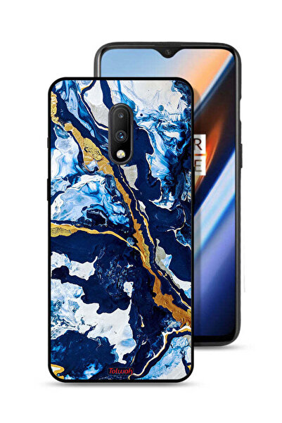 Tolwak غطاء حماية لهاتف OnePlus 7 بنمط فني مزخرف بنسيج خلل