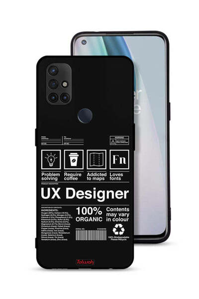 Tolwak غطاء حماية لهاتف OnePlus Nord N10 5G، ملصق مصمم لتجربة المستخدم