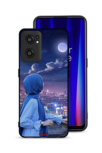 Tolwak OnePlus Nord CE 2 5G Protective Case Cover Looking At Moon Hijab Girl
