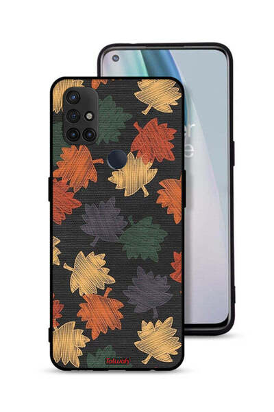 Tolwak غطاء حماية لهاتف OnePlus Nord N10 5G برسومات أوراق الخريف
