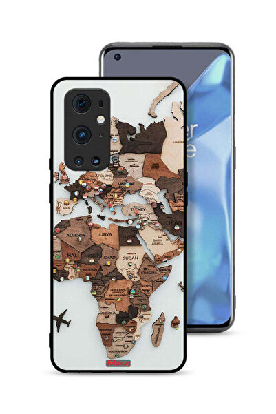 Tolwak غطاء حماية لهاتف OnePlus 9 Pro 5G برسومات خريطة العالم