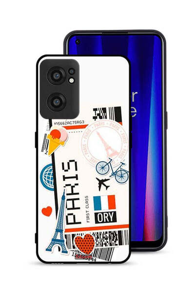 Tolwak غطاء حماية لهاتف OnePlus Nord CE 2 5G، ملصق باريسي